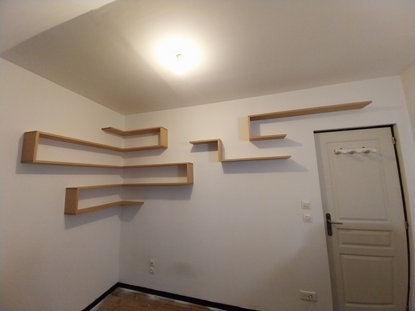 Etagère serpent et ses compléments