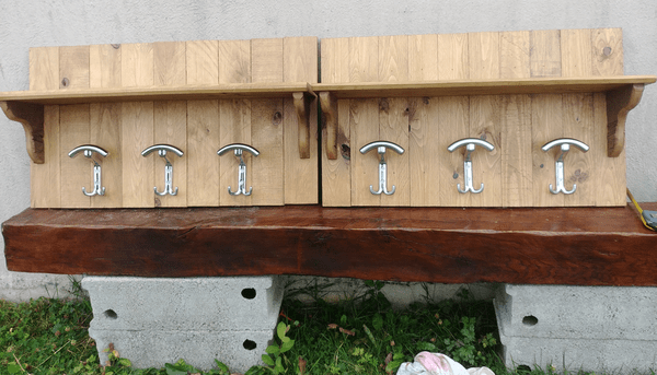 Vestiaire en palettes