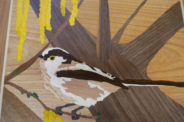 Marqueterie mésange longue queue