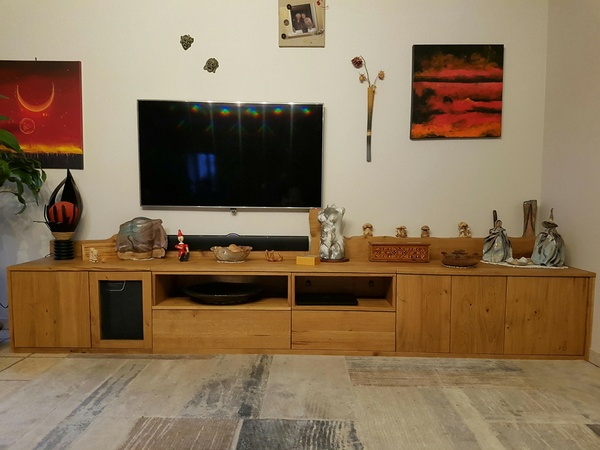 MEUBLE SALON EN CHENE