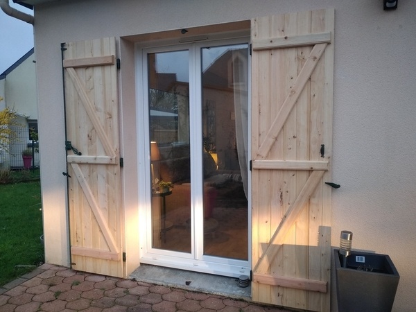 Réfection de volets sans machine
