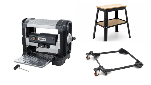 Raboteuse Shinko DH330 (2024) + chariot mobile et châssis HBM — plaquettes carbure réversibles