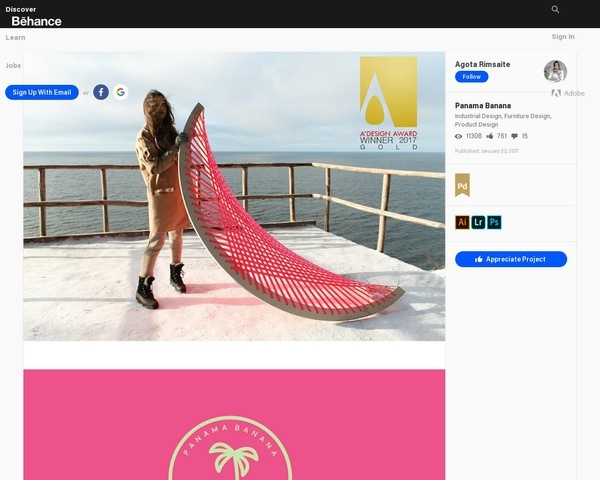 Panama Banana by Agota Rimsaite