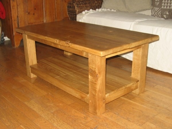 Table basse en chêne