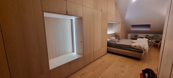 Aménagement dressing chambre à coucher XXL