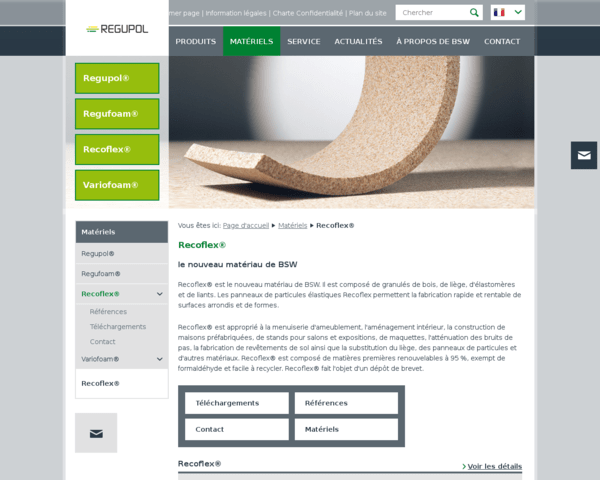 Panneaux de particules souples