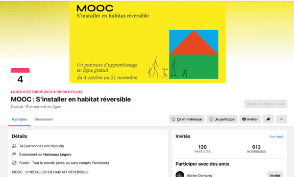 MOOC sur l'habitat réversible
