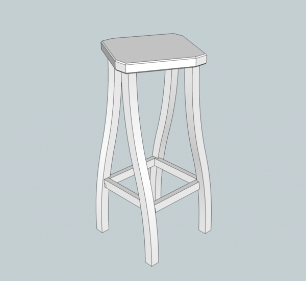 Tabouret de bar qui part en vrille