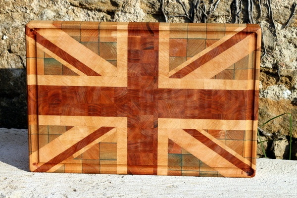 Planche billot de découpe et de service