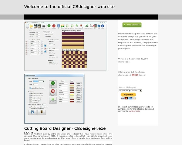 Simulateur  et concepteur de planches à découper