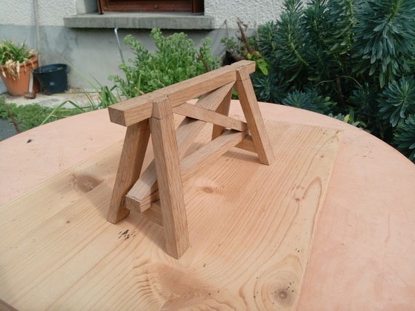 Maquette de treteau / Premiers pas dans le tracé à devers