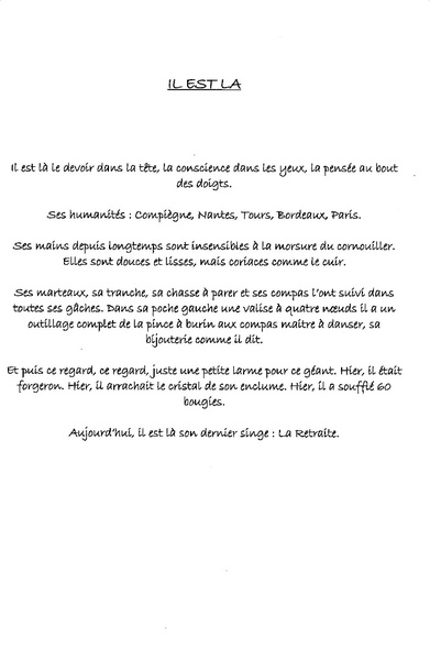 Pour un départ à la retraite