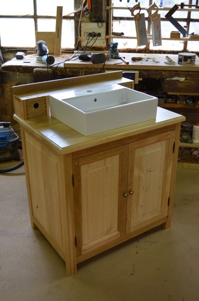 Meuble salle de bain Chêne et Châtaignier