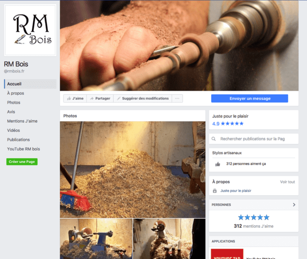 RM Bois création de stylos