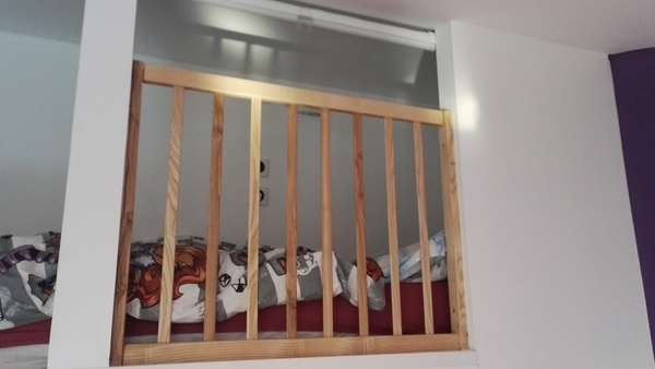 Une barrière à base de dominos XXL