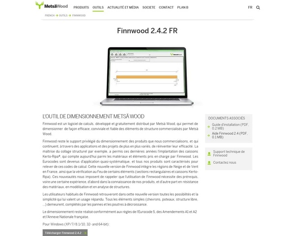 Logiciel de dimensionnement structure bois