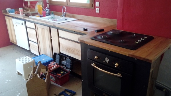 Cuisine bois et métal