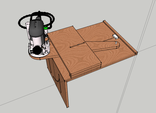 Gabarit tenon , mortaise le plus simple possible