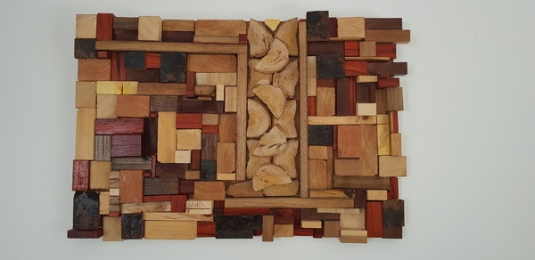 Tableau de bois 90x64