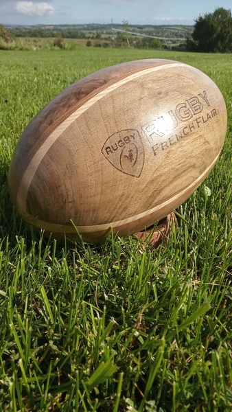 Le ballon est dans le pré.