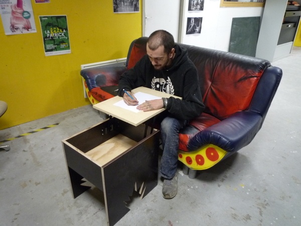 La table escamotable