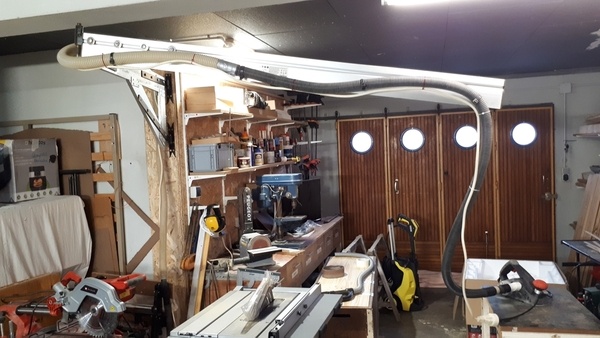 Bras d'aspiration centralisée