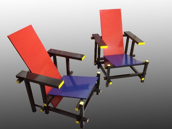 La mythique Blue and Red Chair de Gerrit Rietvelt