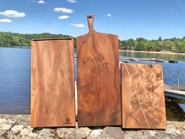 Planche a découper en noyer francais