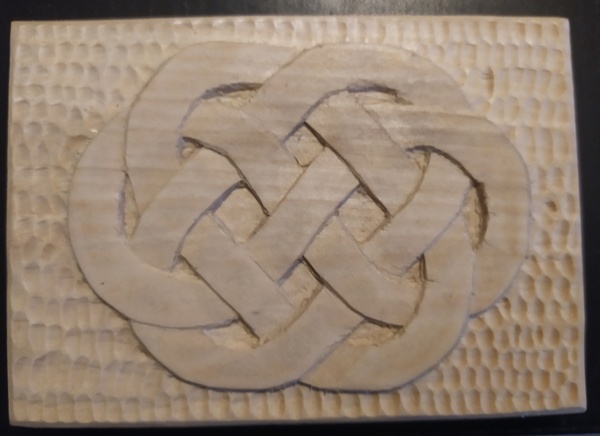 Nœud celtique en sculpture