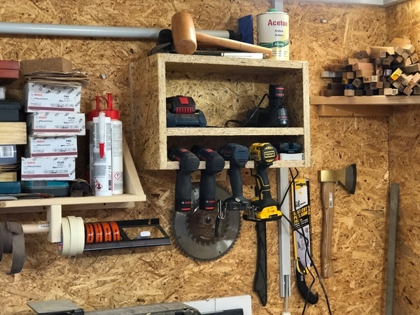 Petit rangement pour les visseuse