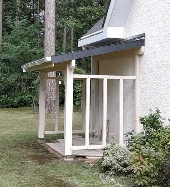 Abris à bois - bûcher