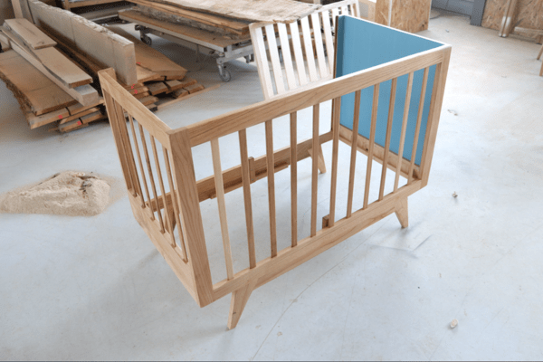 Berceau en frêne et chêne