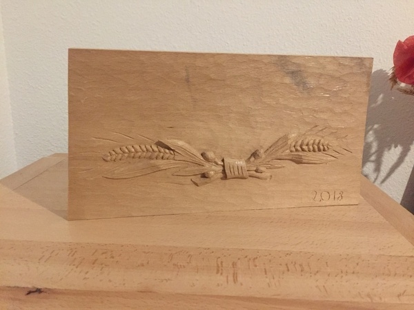 Prototype de sculpture pour trapèze d'horloge comtoise