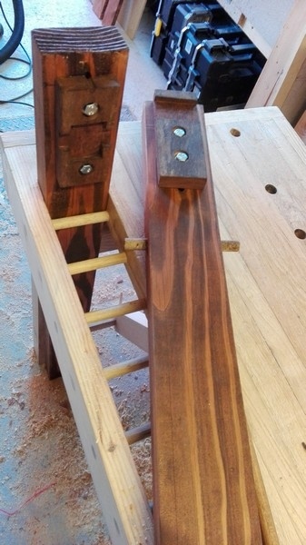 Etabli combiné travail à la main : option banc de chaisier