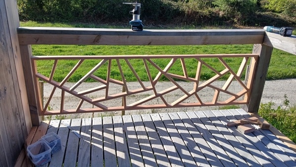 Garde corps de terrasse