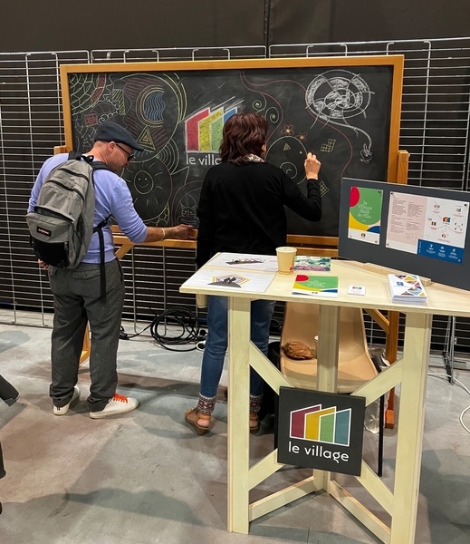 Table haute démontable pour expo & salon