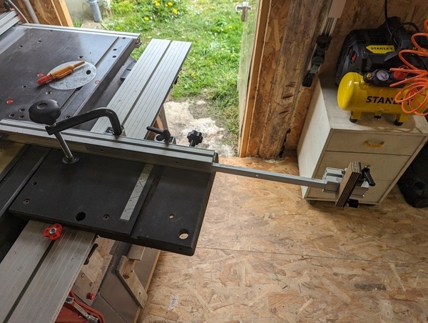 Amélioration/prolongateur du profilé/règle du chariot de coupe (Bestcombi et autres combinés).