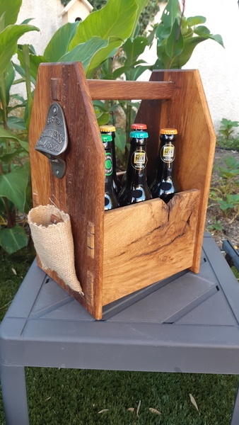 Une caisse à bières