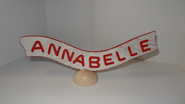 Prenom sur bois statifié