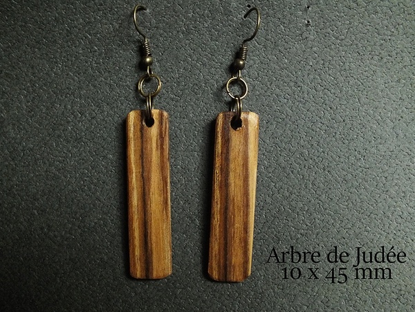 Boucles d'oreilles en arbre de Judée