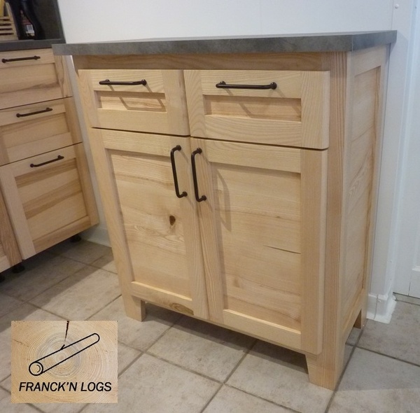Meuble de cuisine en Frêne