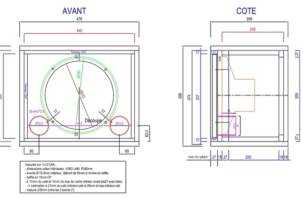 Cab 1x12 type Bogner cube