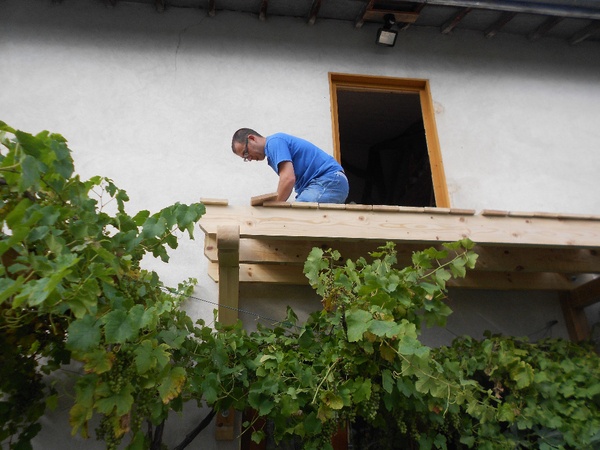 Balcon et son escalier