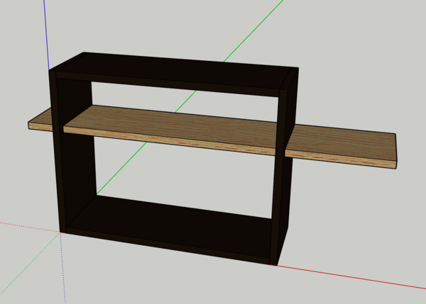 Étagère bibliothèque par Ponpon