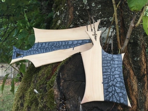 Planche à découper époxy décoratives effet écailles