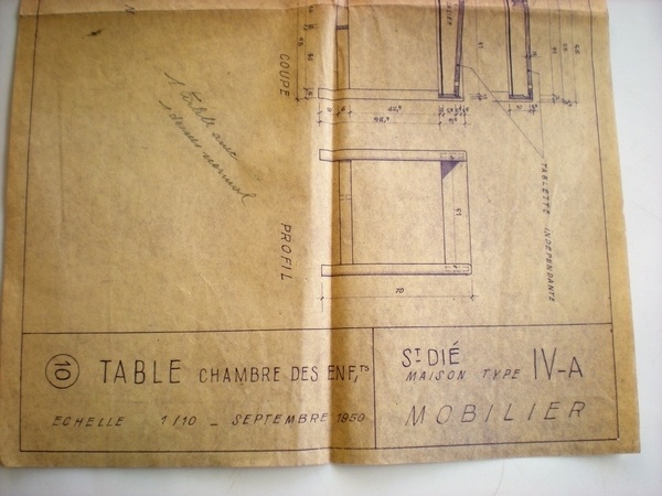 Divers Plans des Années 1950