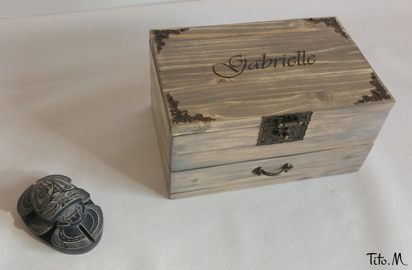 Boîte à bijoux personnalisée