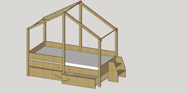 Lit cabane