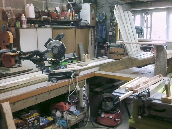 Fauteuil en bois de palettes