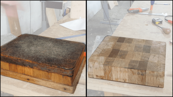 Le bloc de boucher de ma Belle-mere